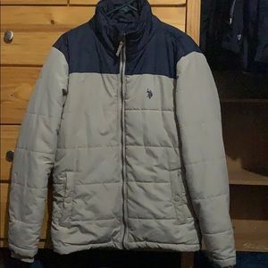 Navy/Khaki U.S. Polo Assn. Coat